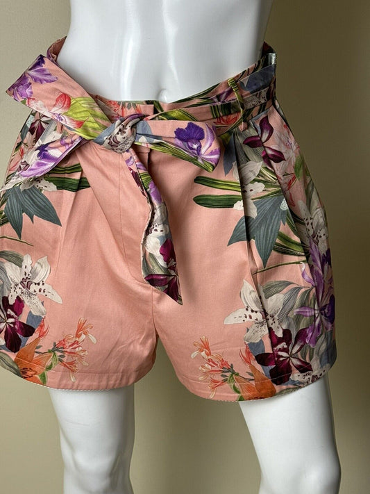 Kilo Tango Women’s Floral Tie Waist Shorts Size L. (50)