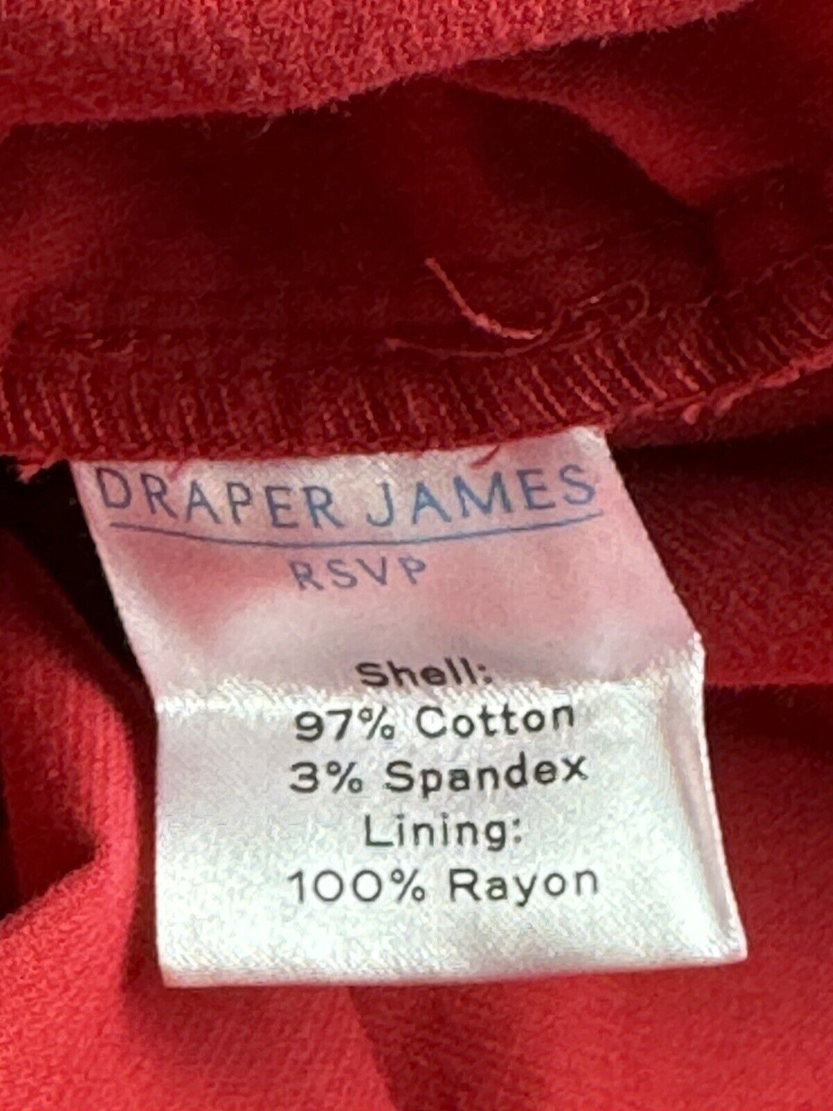 Draper James Rsvp Red Winter Dress Sz 2XL     (66)