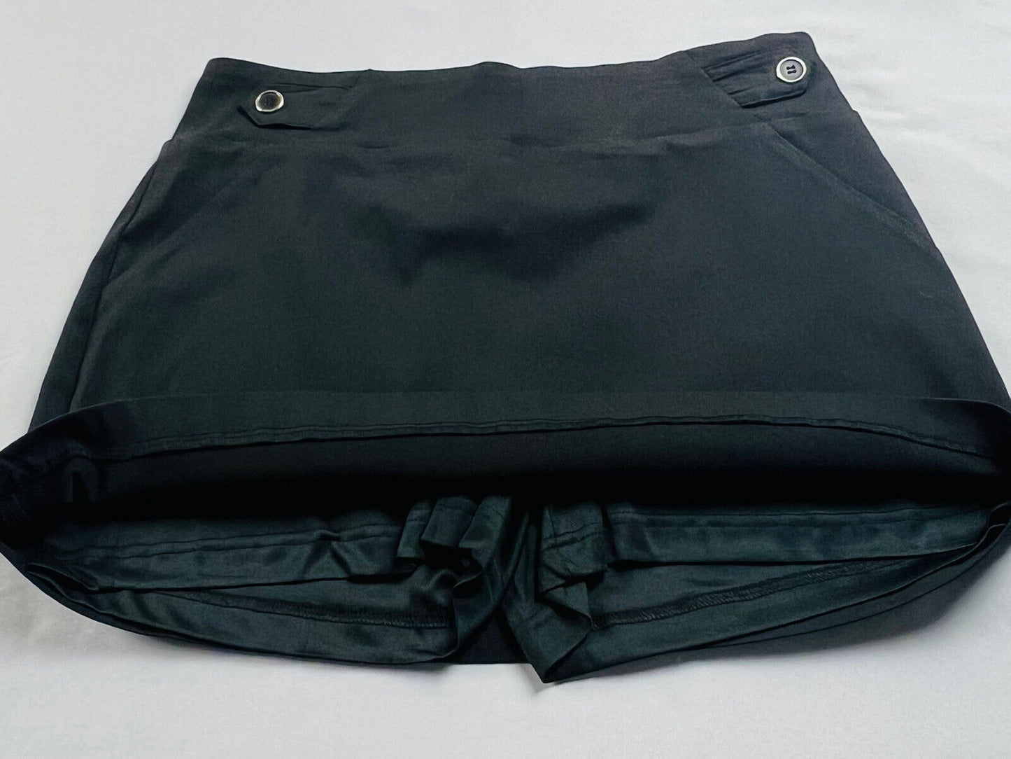 Soho Women’s Skort Black Lightweight Athletic Skirt Size L