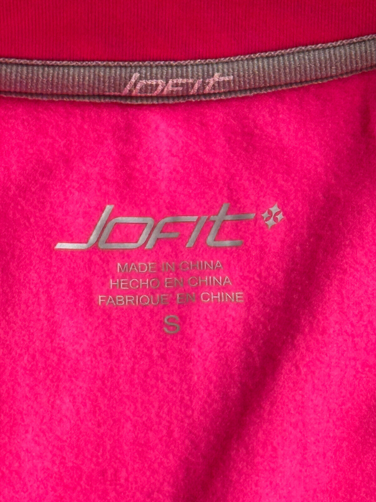 Jofit Women’s Golf Sweatshirt Long Sleeve Top Size S  Full Zip.        (59)