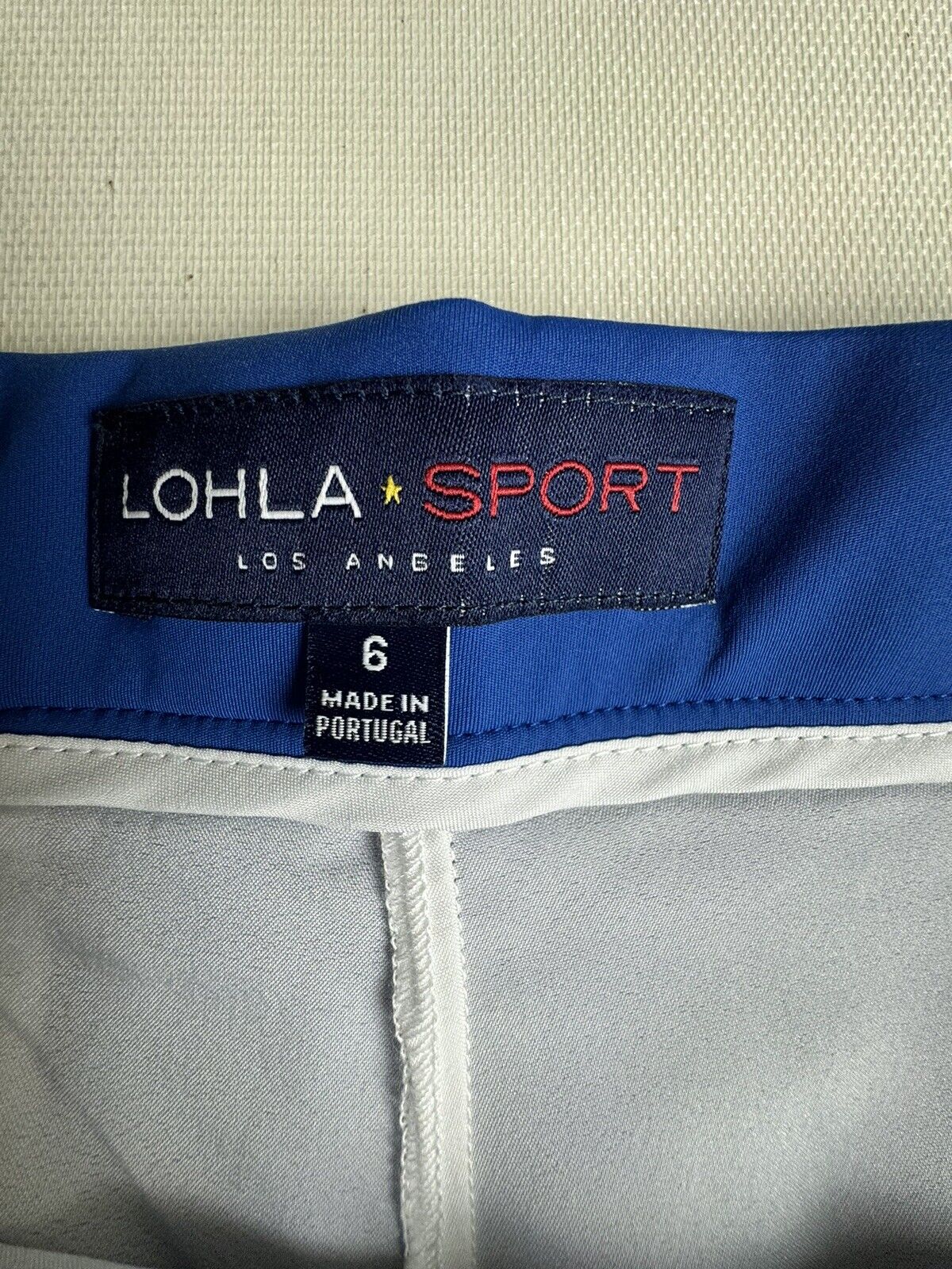 LOHLA Sport Golf Skort Pull On Skirt Sz 6 Pockets