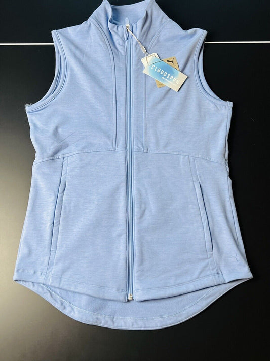 Puma Women’s KNIT VEST Sz S Blue