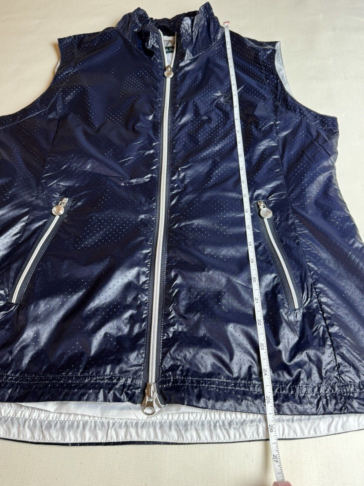 Golfino Women ‘s Golf Vest Navy Sz 10