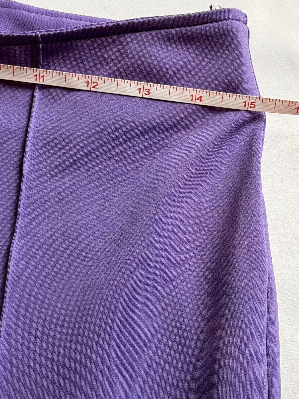 Kevan Hall Beth Depass Purple Zip Golf Pants size 8