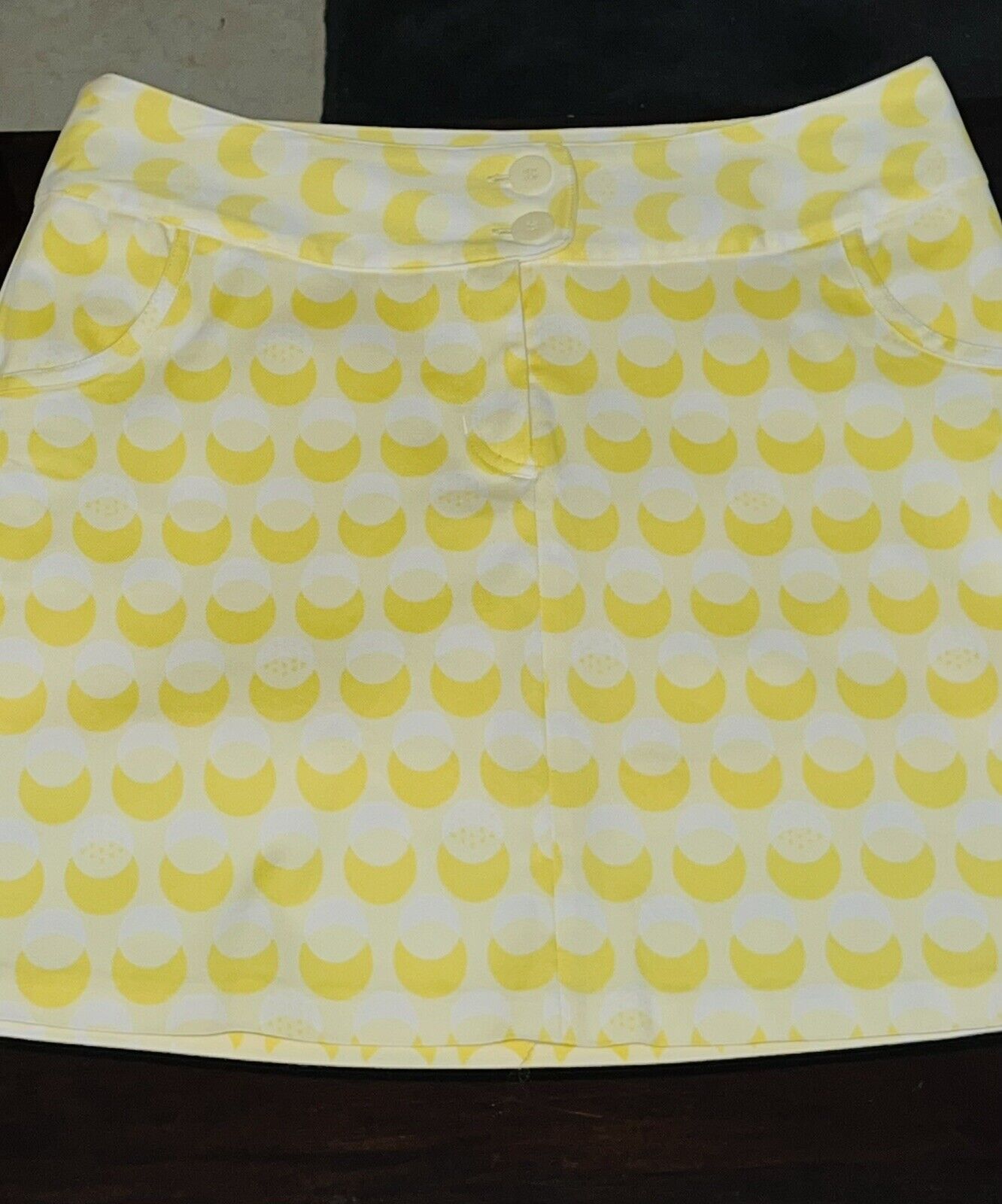 Puma Women’s Golf Skirt Skort Sz L Yellow