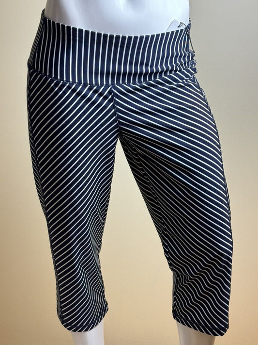 JOFIT Women’s Golf Pants Stretch Black White Stripes Sz S  (74)