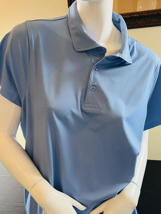 Fusion Golf  Women’s Golf Tennis Shirt Polo Sz XL Blue