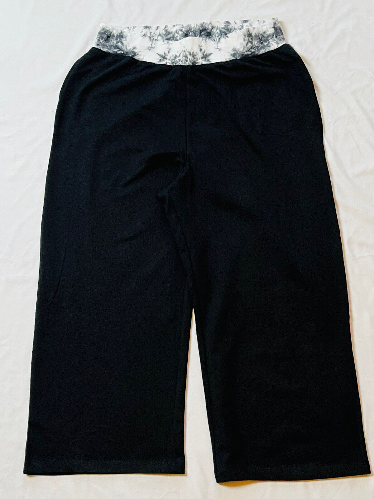 Nanette Lepore Women’s Wide Leg Yoga Pants Black Sz XL