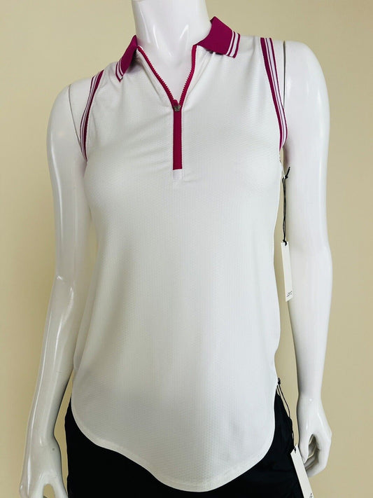 JOFIT Women's Golf Polo Shirt/Top Size XS White