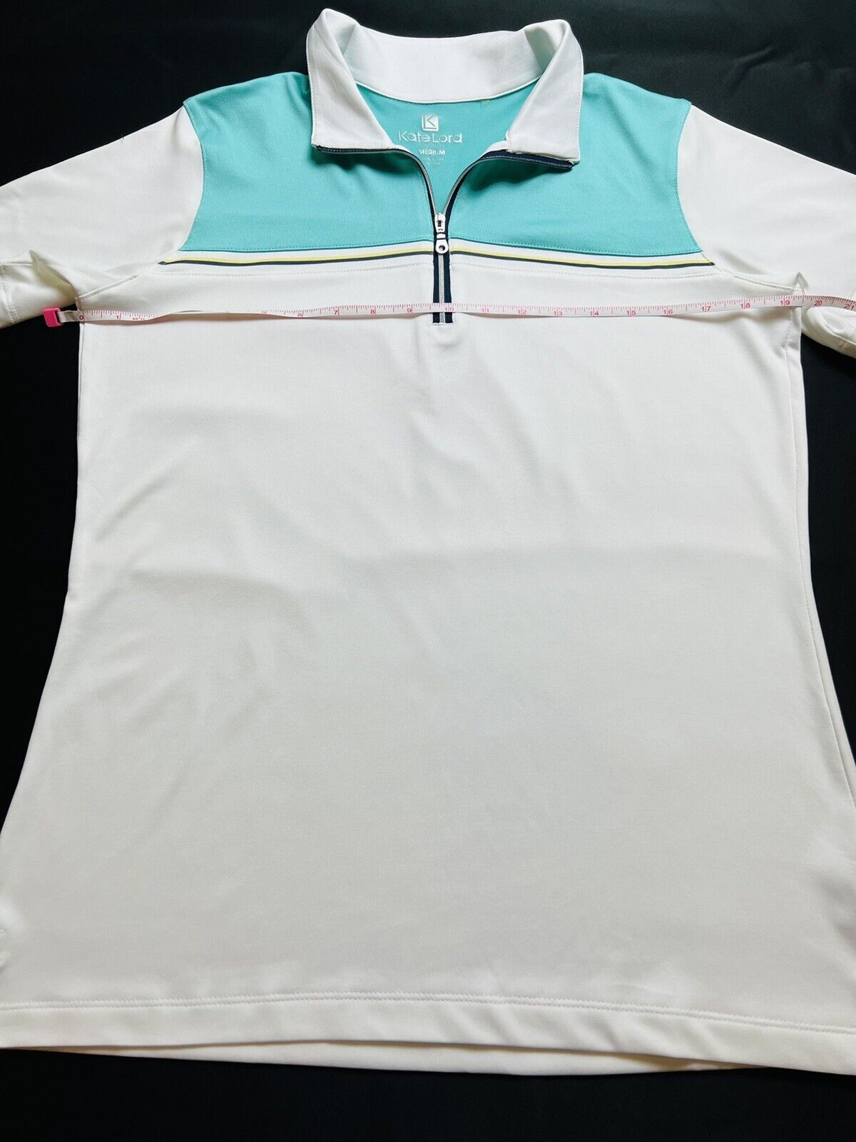 Kate Lord Women’s Golf Polo Shirt White Sz M