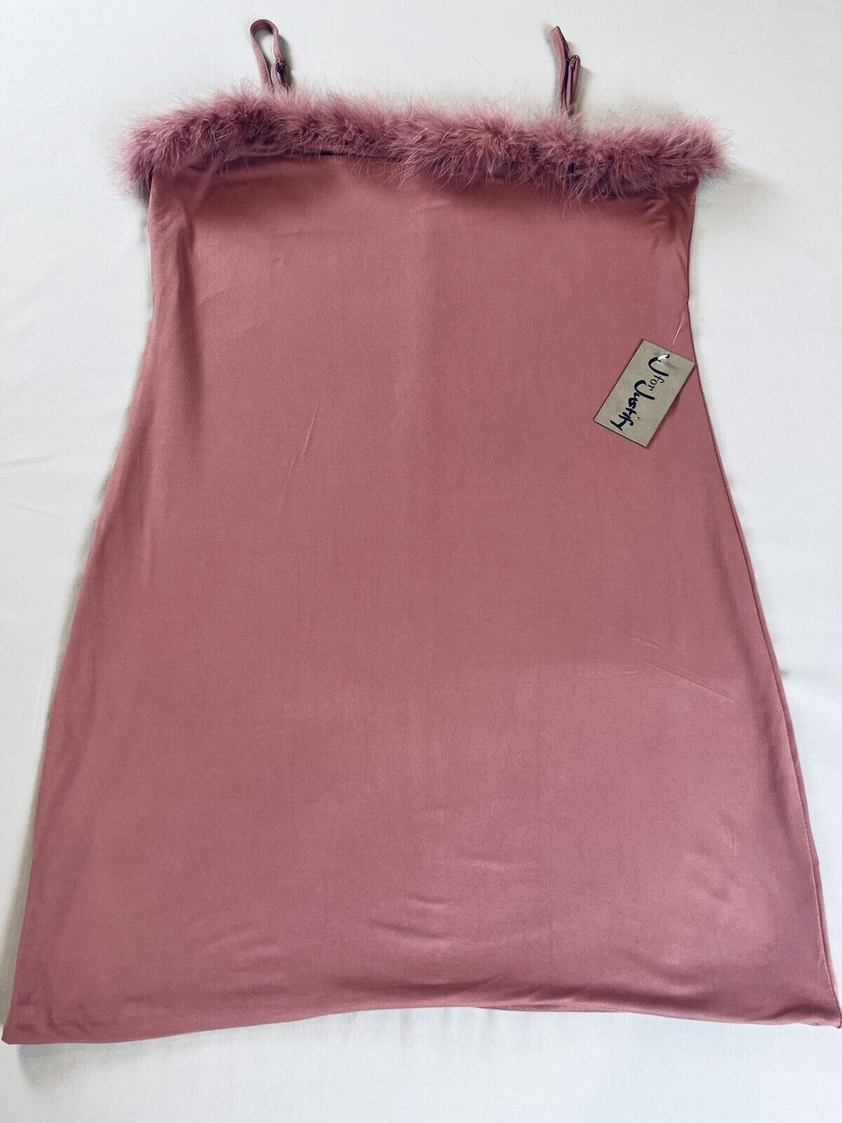 J For Justify Sleeveless Pink Mauve Dress Plus Size 2X