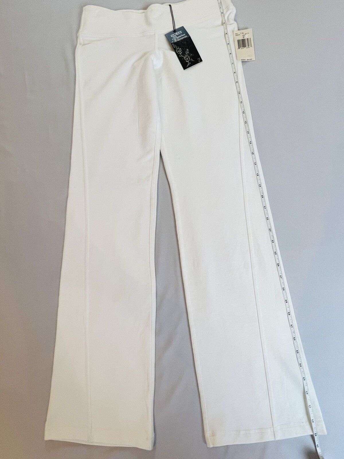 GUESS Los Angeles Active Jogger Pants Athletic Women’s Size M White Crystal Logo