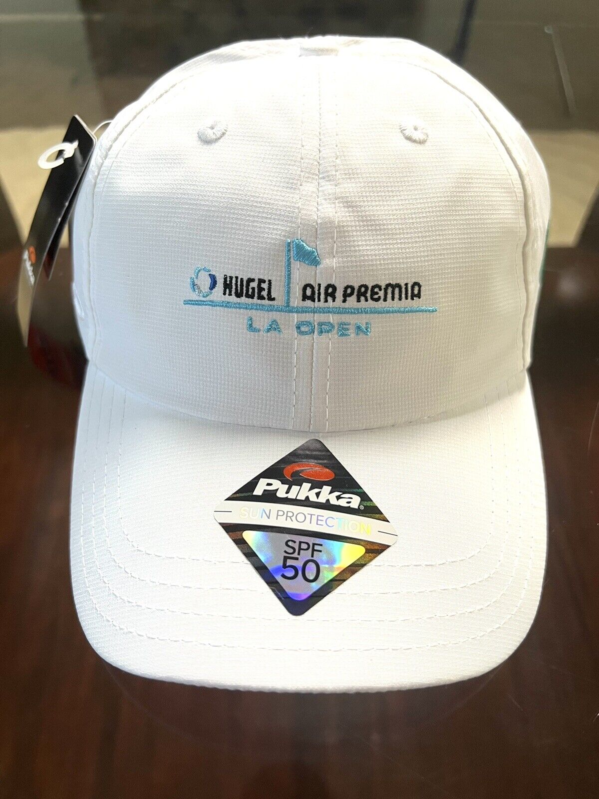 New Women's Pukka White UV Lite & Perforated Tech Golf Hat