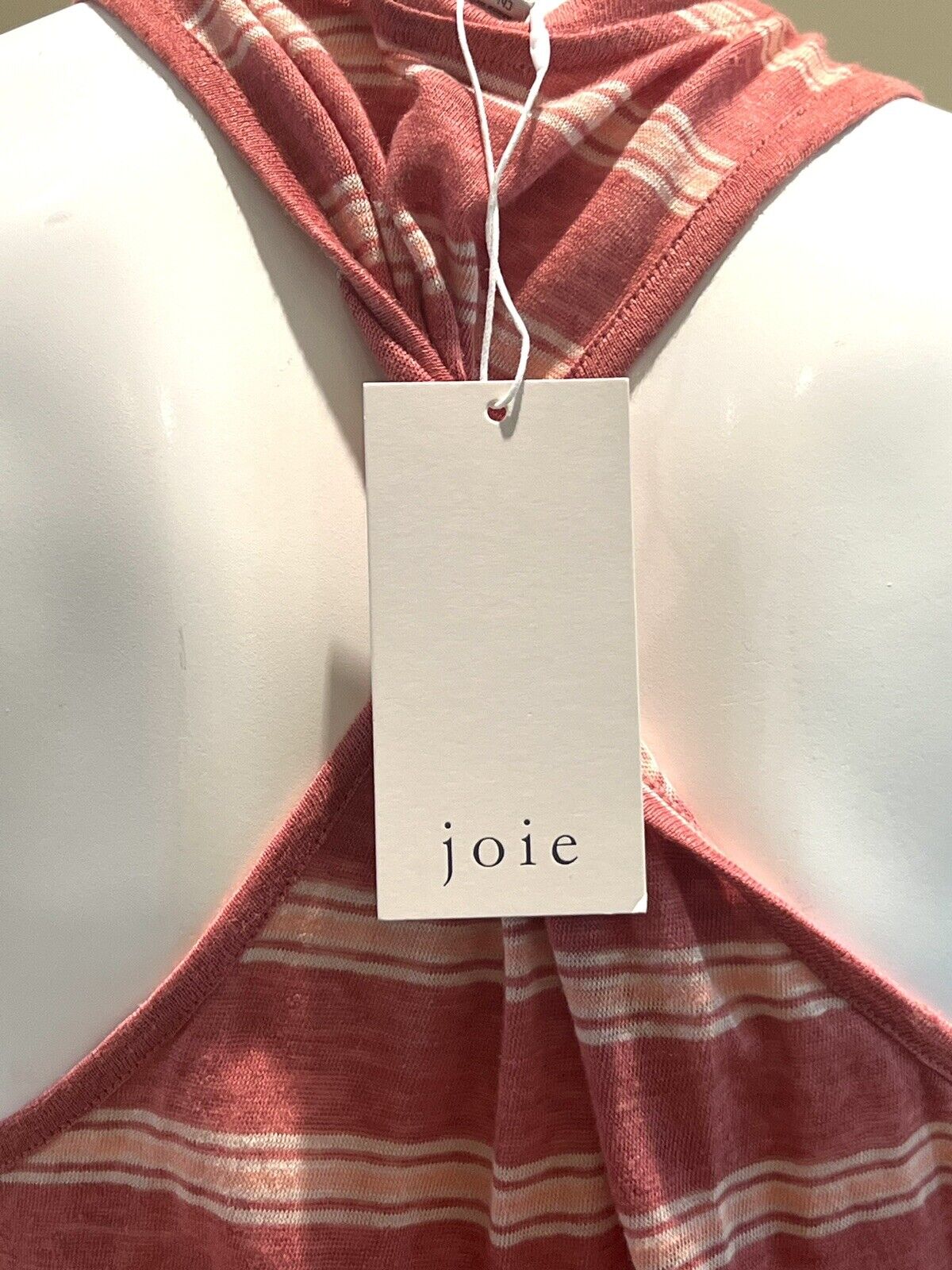 JOIE Women's Twist Back Linen Tank long Dress Size XS $228 Retail