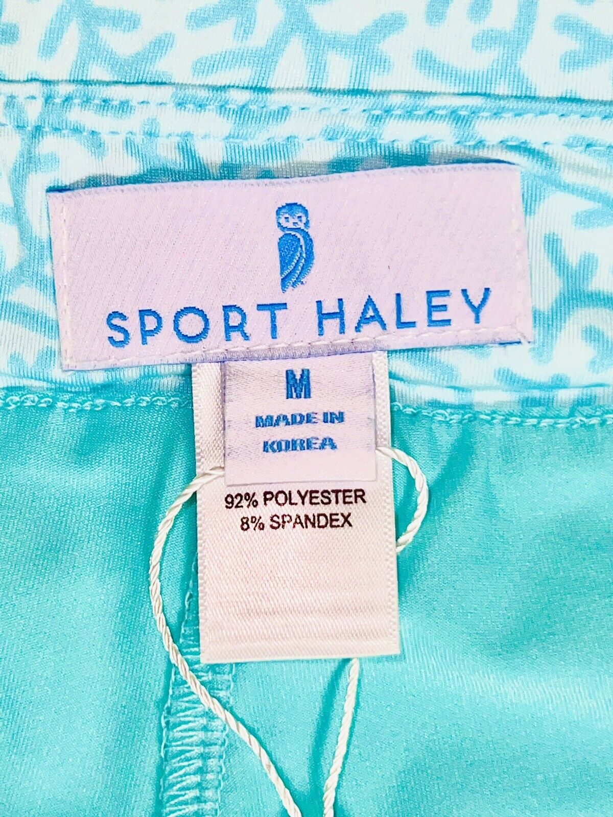 Sport Haley Women’s Golf Skirt White/Blue Patterns Sz M