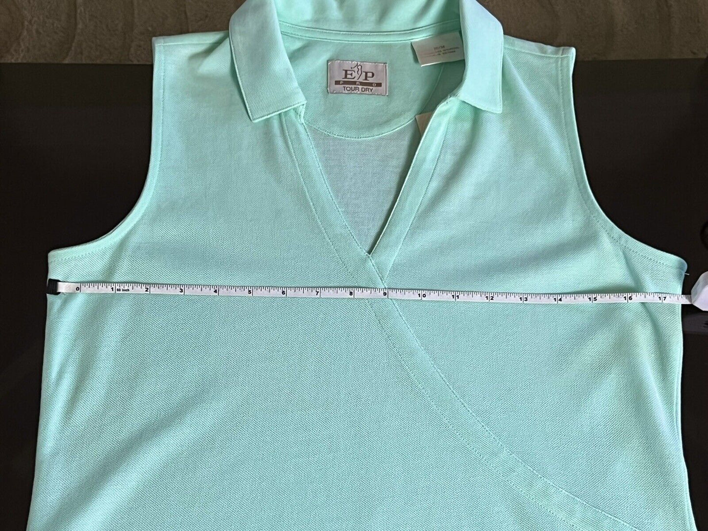 E.P Pro Tour Dry Women’s Golf Shirt Sz M Green