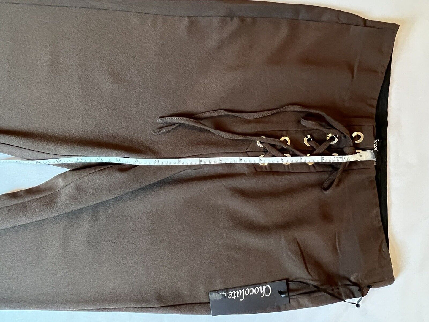 CHOCOLATE Women's Dress Pants Brown Sz M