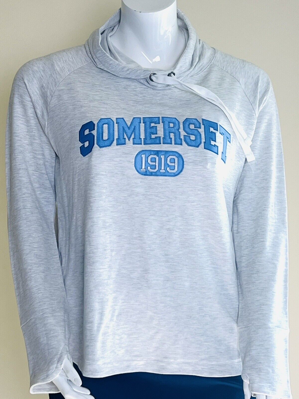 Signature Sportwear Concepts Women's Grey Sweater Logo Somerset 1919 Sz 2XL (48)