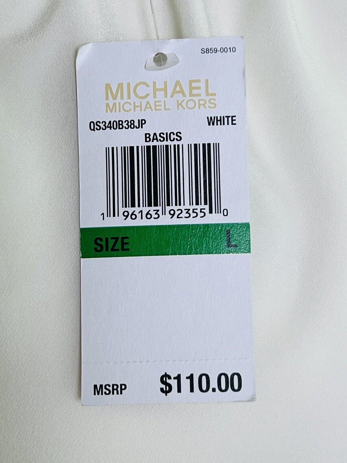 Michael Kors Women’s Blouse White Size L Top (5)