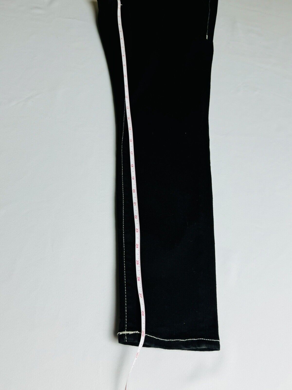 TRUE RELIGION Jenny Curvy JEANS Denim Stretch Women's Black Sz W31. (73)