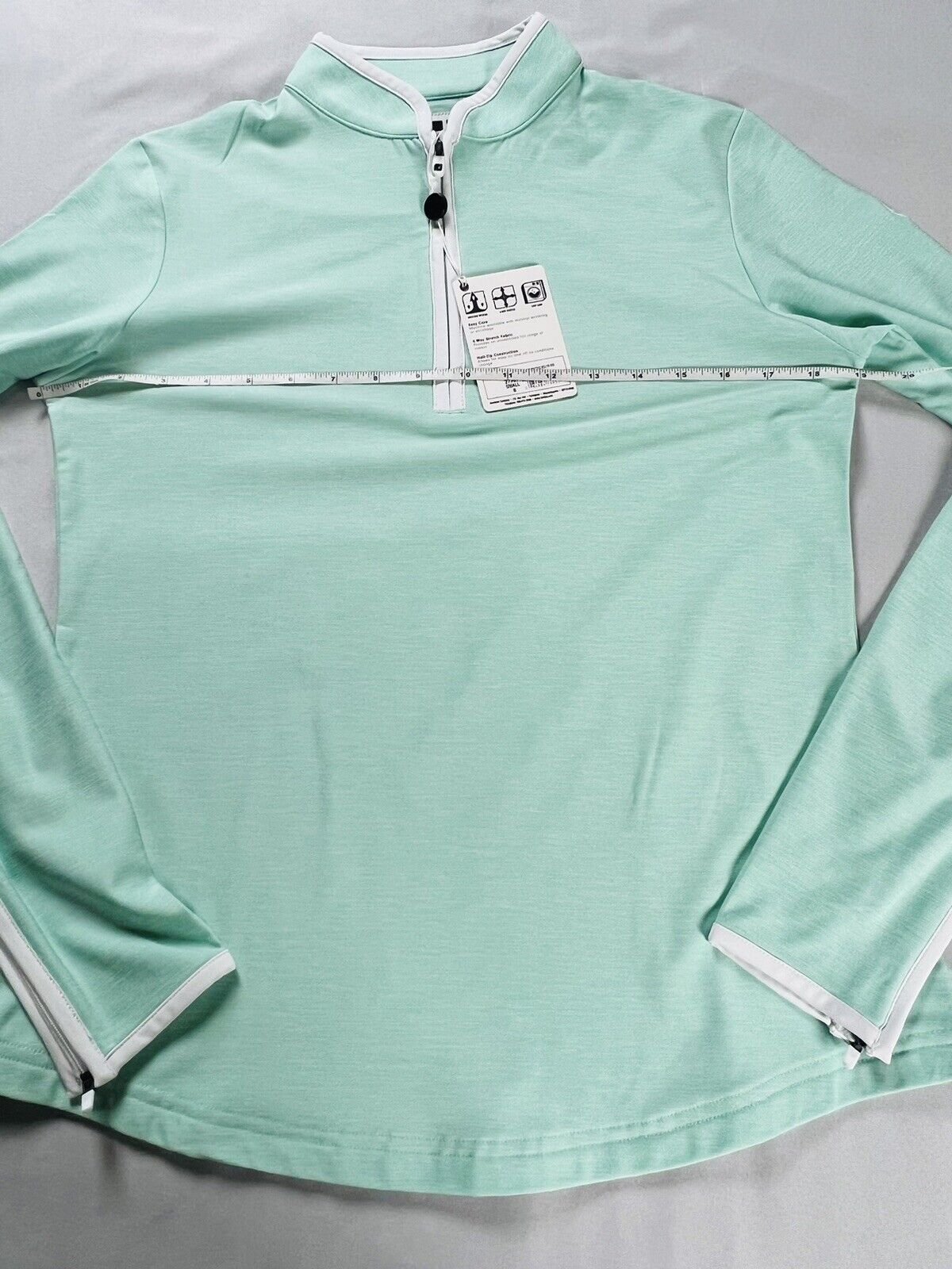 FootJoy Women’s Aqua Green golf athletic Sweatshirt size S