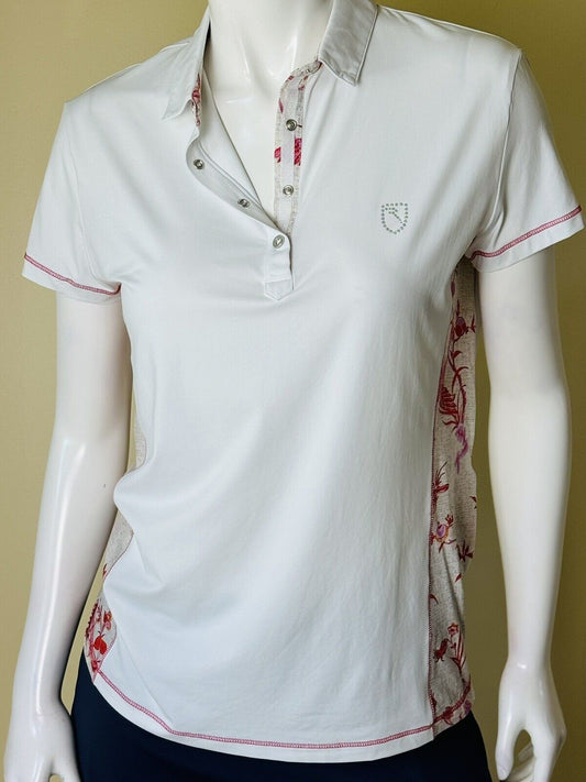 CHERVO Women’s Polo Golf Shirt Tennis Top SZ S/6   (66)