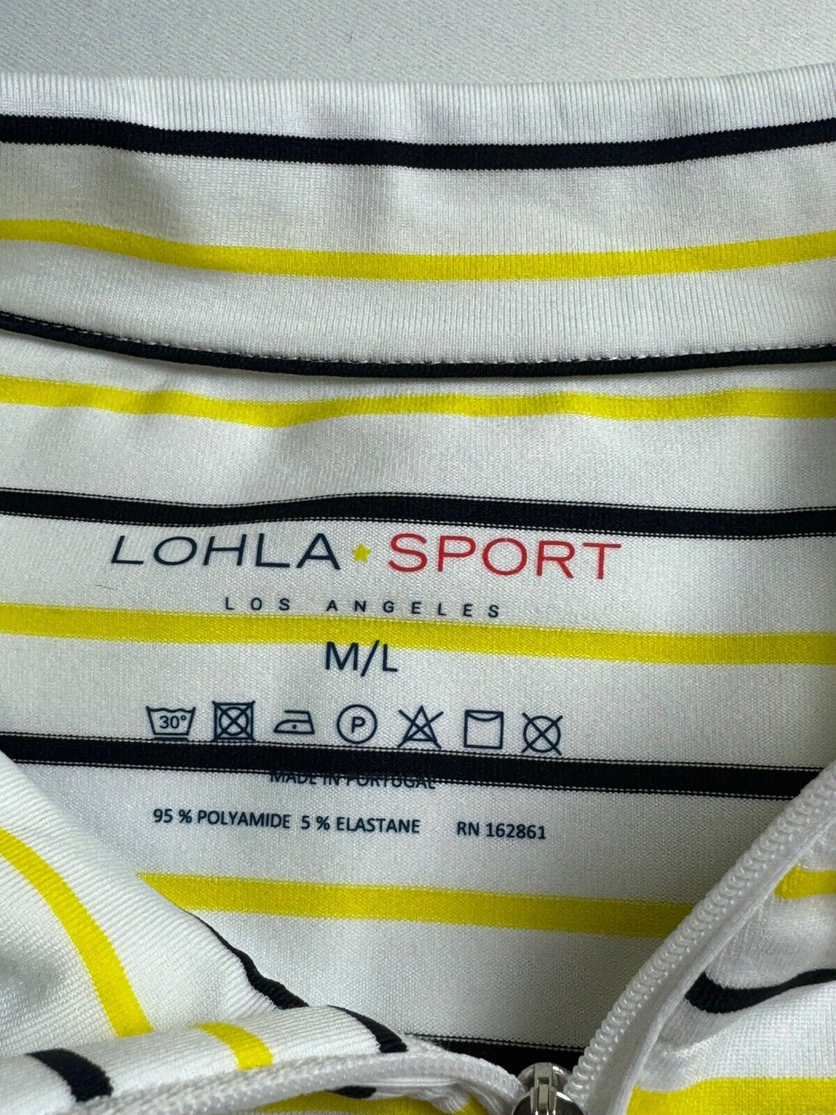 Lohla Sport Ladies Sz M/L.Golf Sweatshirt Striped .  (62)