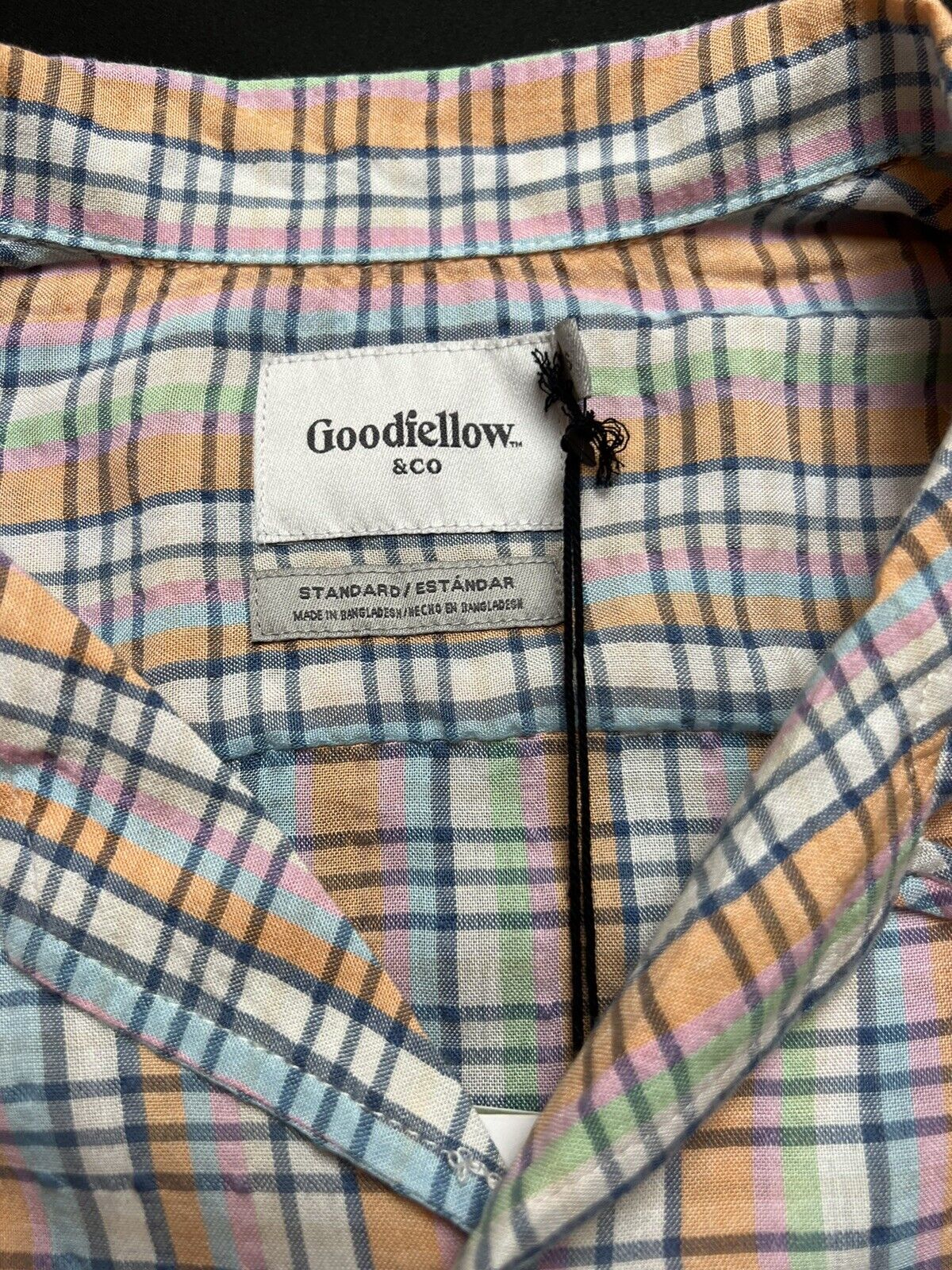 Goodfellow Women’s Button Down Shirt Sz S Striped Multicolor Top