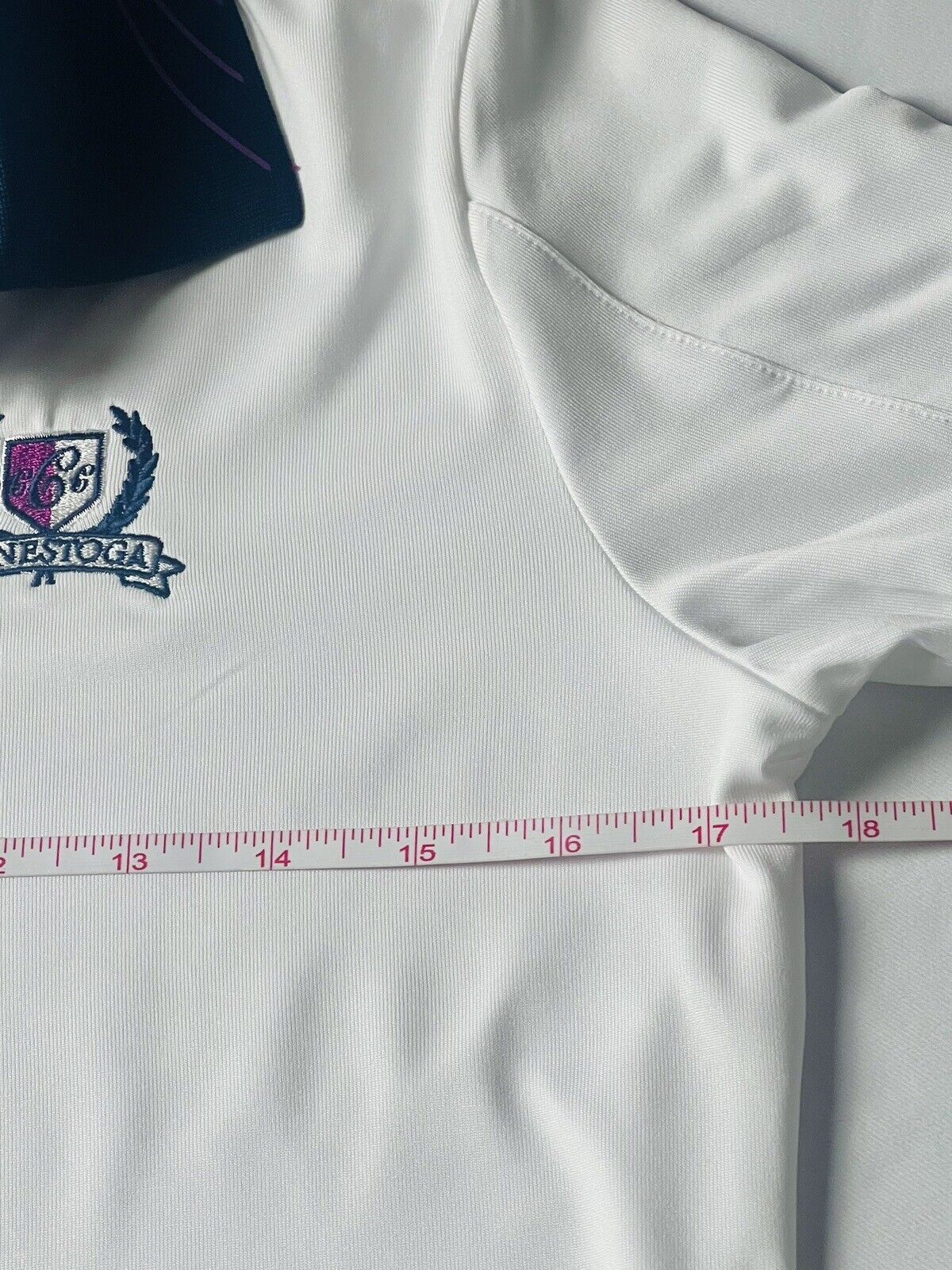 Greg Norman Women's Golf Polo Shirt White Top Sz S