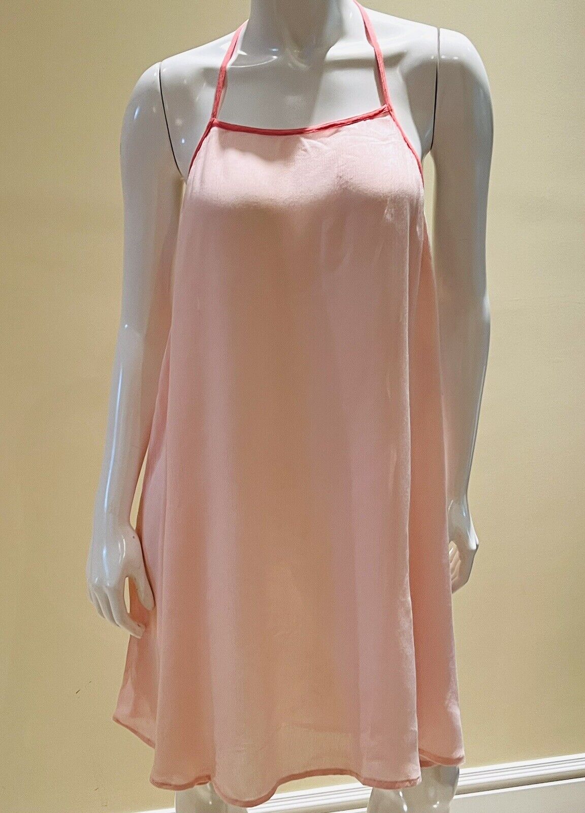 O'Neill Tank Dress Cover Up Women's Sz M Peach