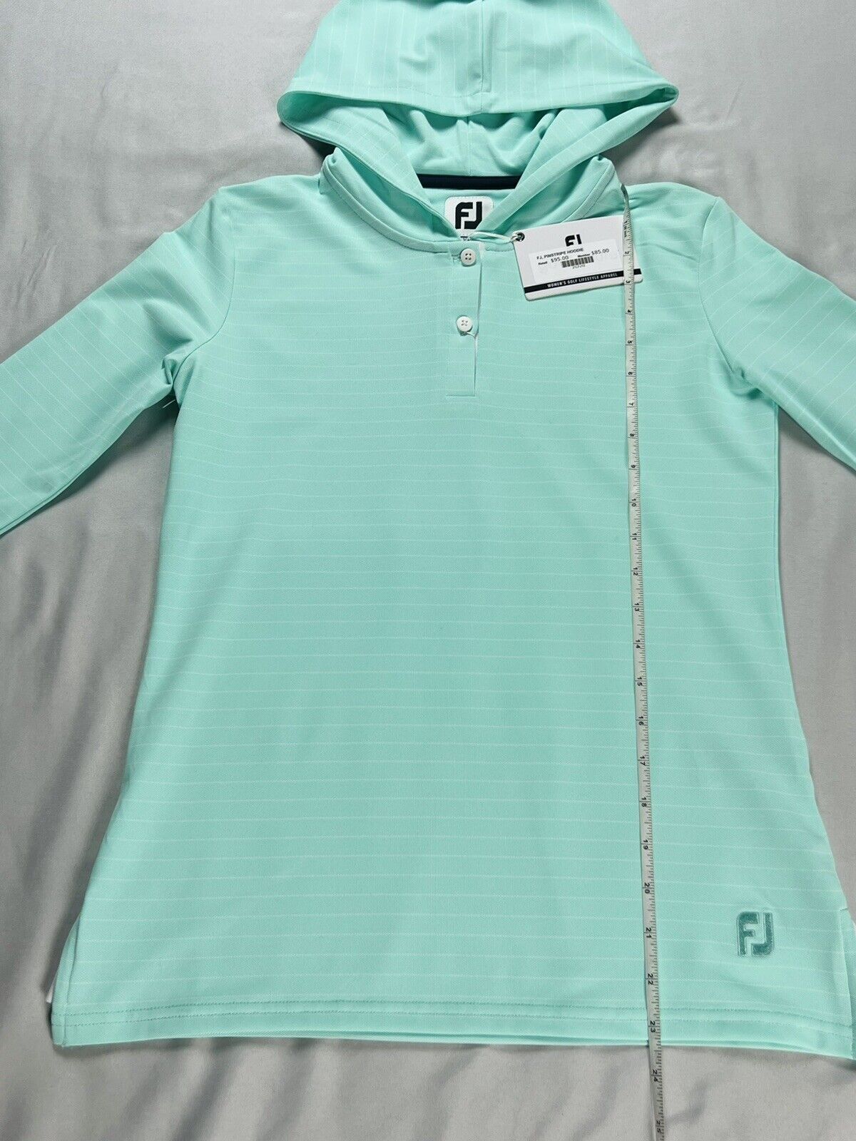 FootJoy Women’s Aqua Green golf athletic Sweatshirt size XSmall