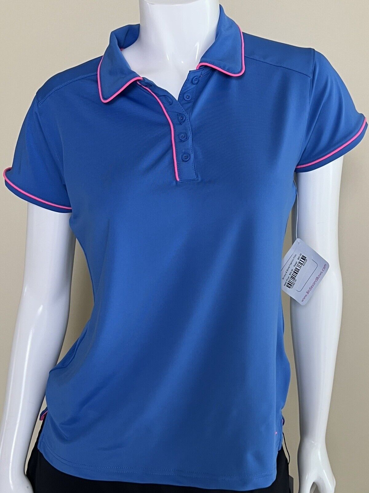 BirdeeSport Women's Top Golf Shirt Sz S Blue (18)