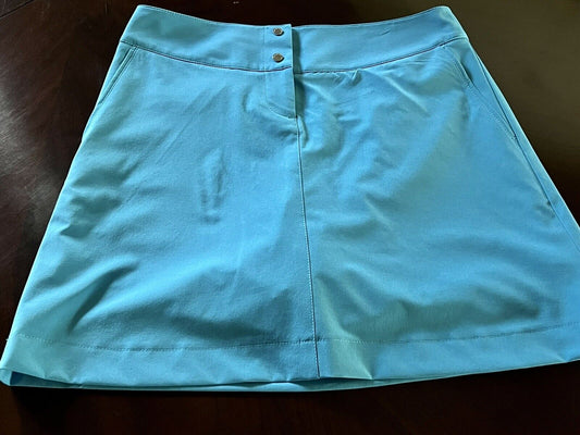 Cutter & Buck Annika Women’s Golf Skirt Skort Aqua Blue Sz 2