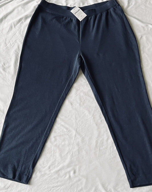 ARMADIO Women's Jogger Pants Navy Sz XL