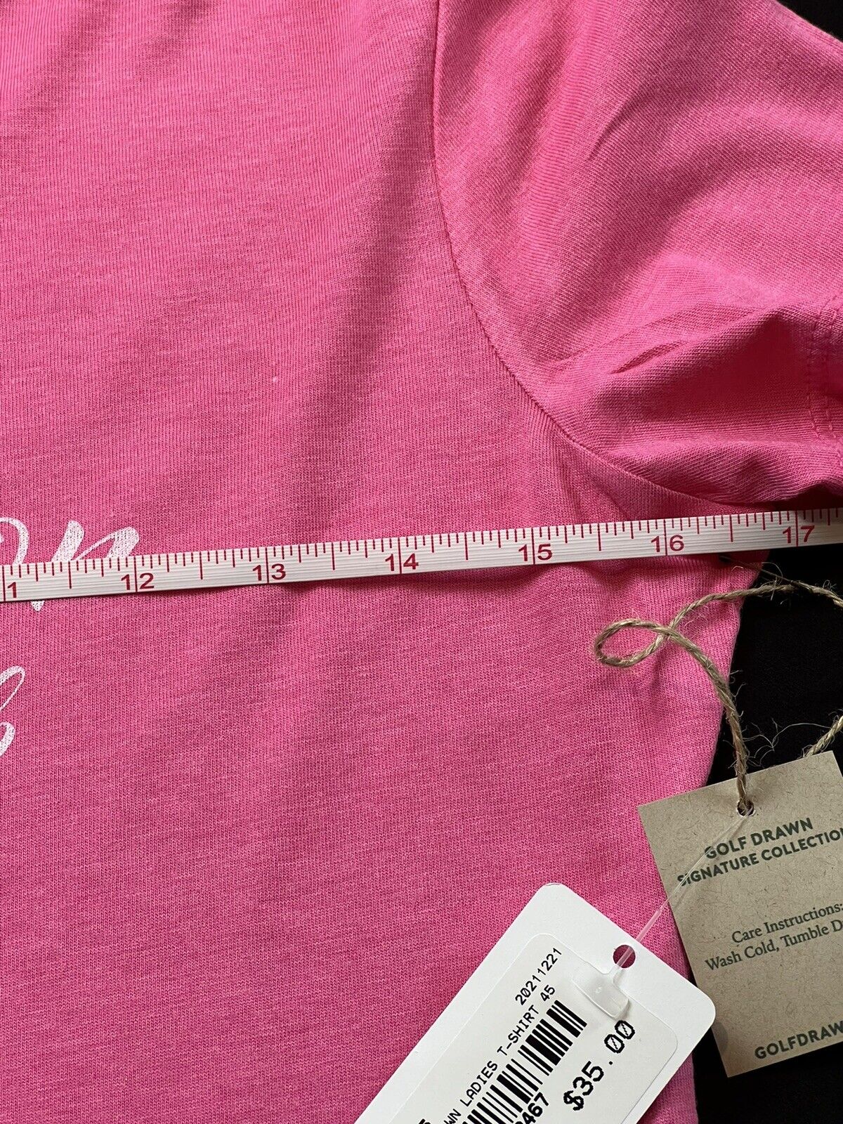 Audubon Country Club Golf Women’s Golf T-Shirt Size M Pink