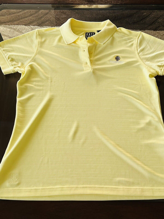 Kate Lord Women's Golf Shirt Yellow Sz S