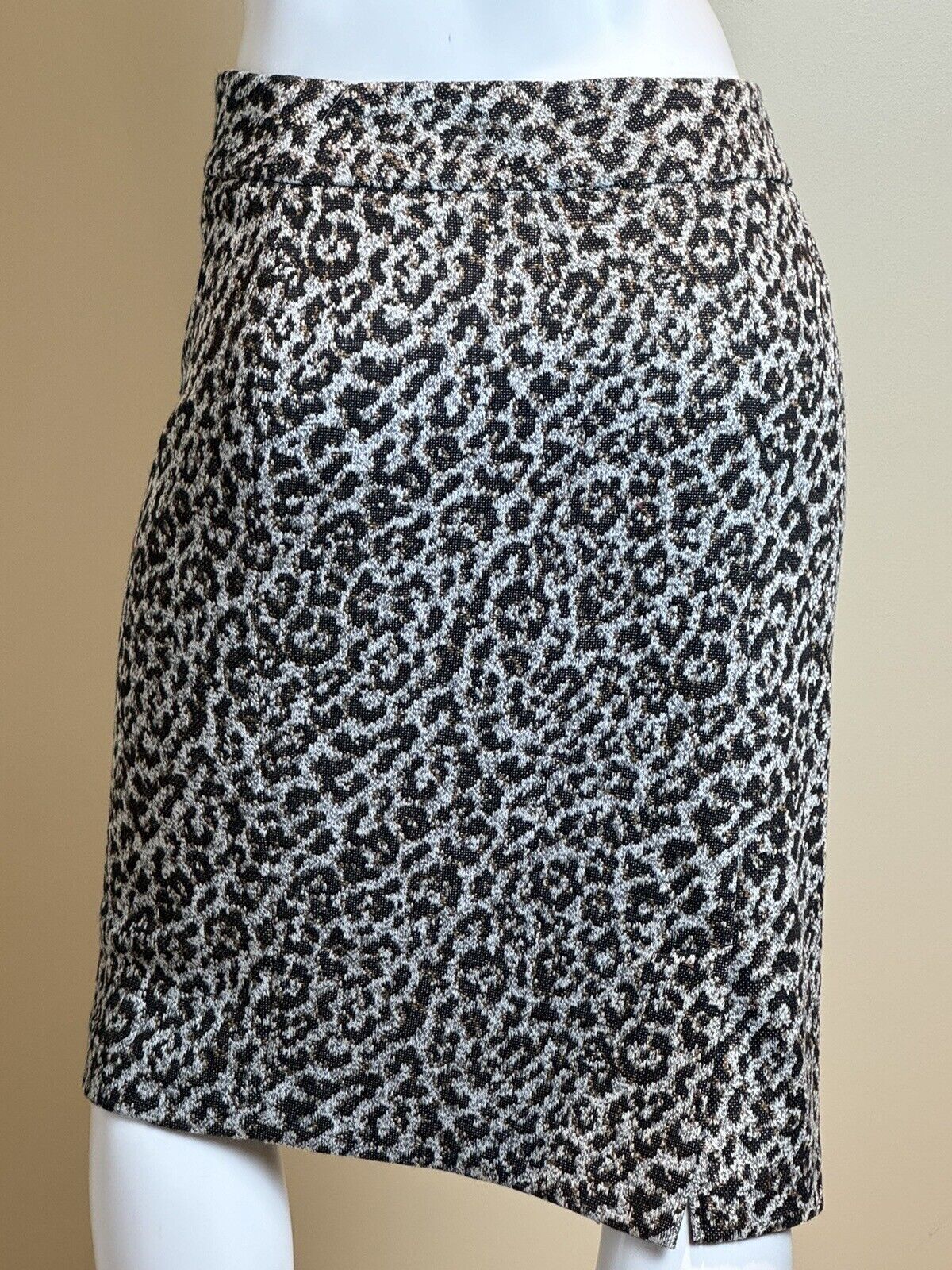 Kasper Women’s Sz S Leopard Skirt   (64)