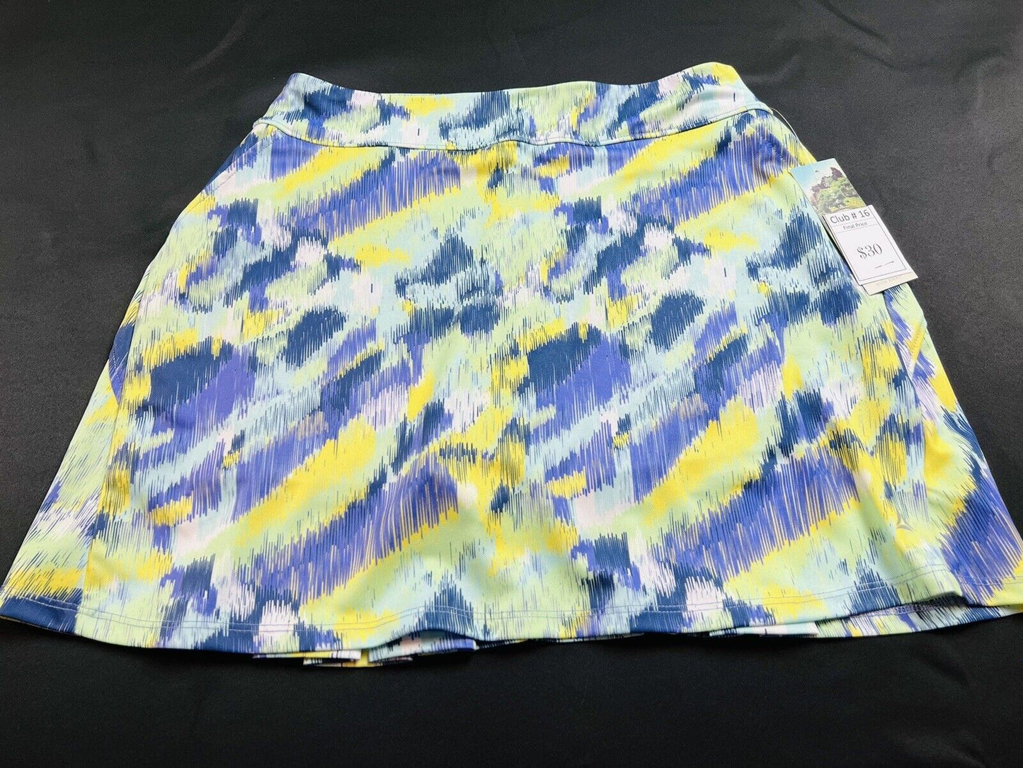 Bermuda Sands Woman's Blue Golf Skirt Tennis Skort Sz S Multicolor