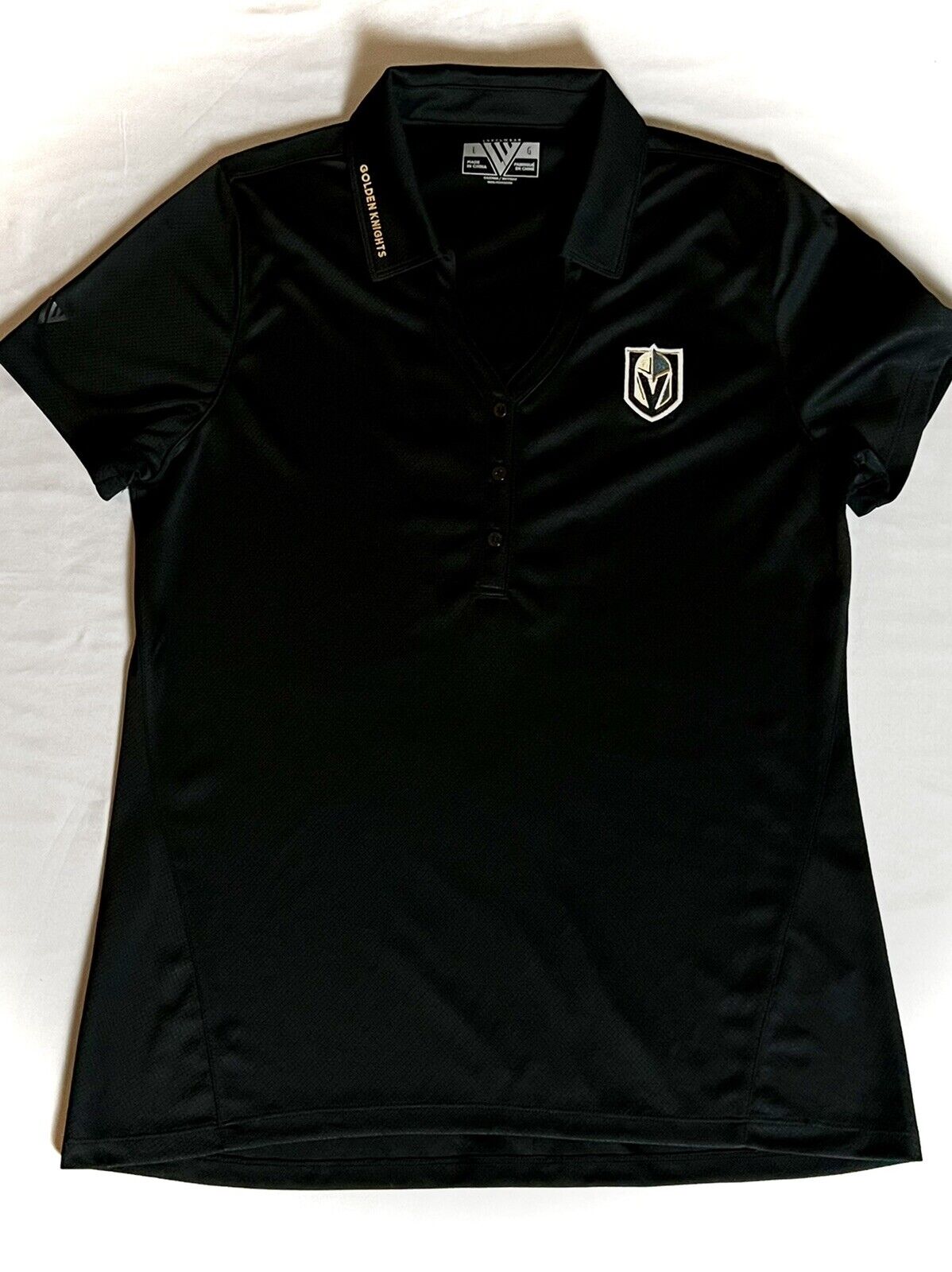 LeverWear Women's Golf Polo Shirt Black Size L