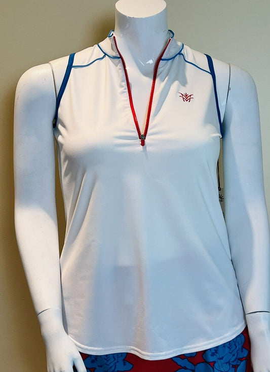 JOFIT Women's Golf Polo Shirt/Top Size XL White