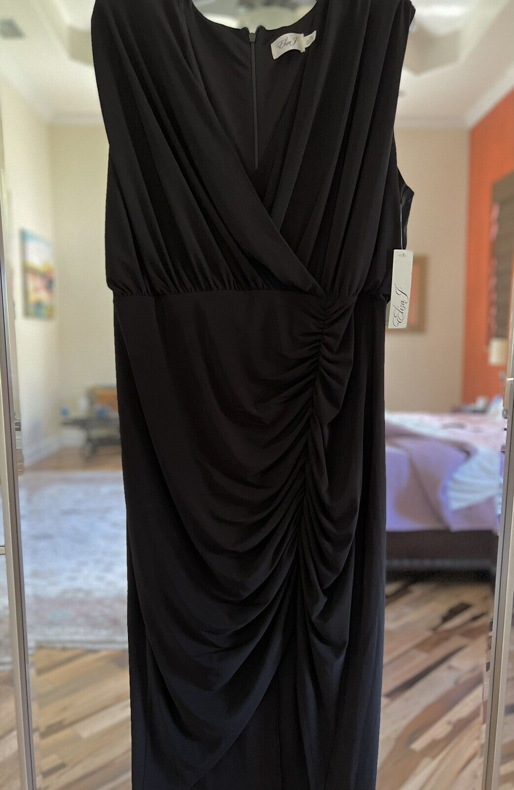 Eliza J Women’s Stretch Black Long Dress Size 14W