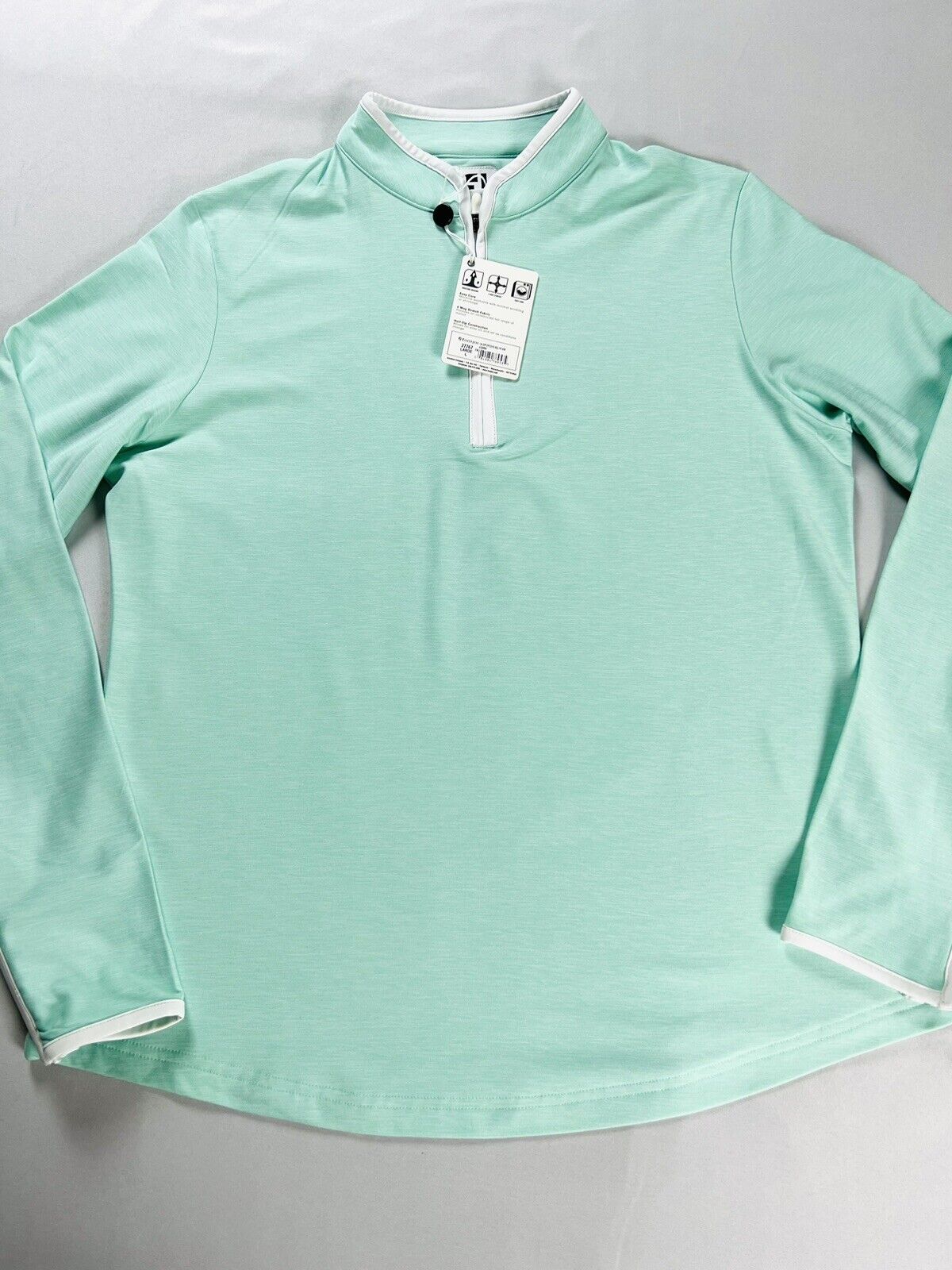 FootJoy Women’s Aqua Green golf athletic Sweatshirt size L