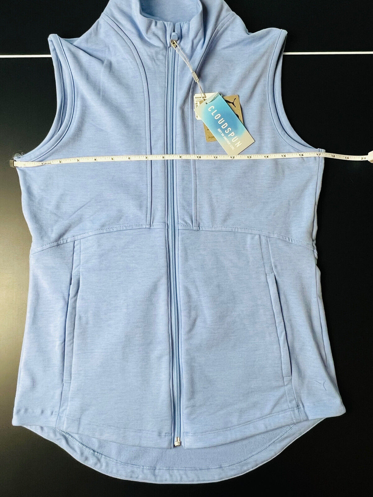 Puma Women’s KNIT VEST Sz S Blue