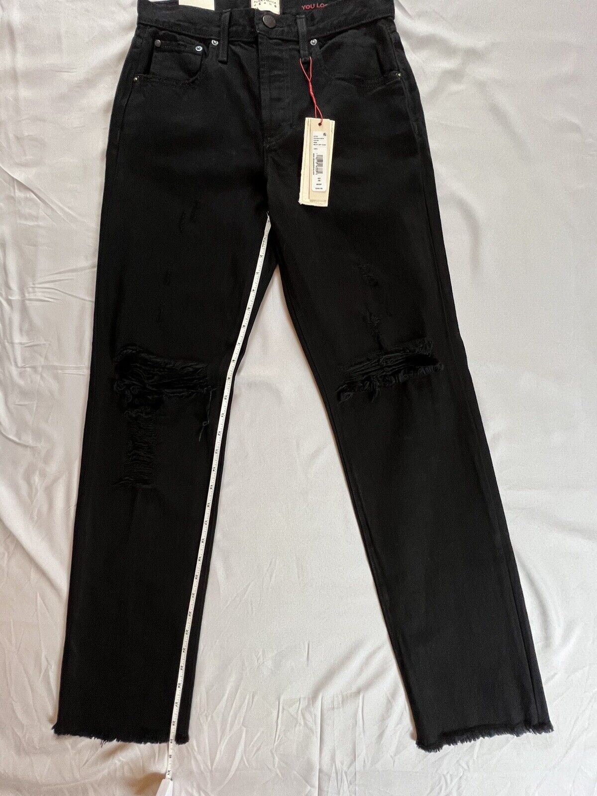 Alice + Olivia Women’s Black Stretch Jeans Sz 25 $265 MSRP