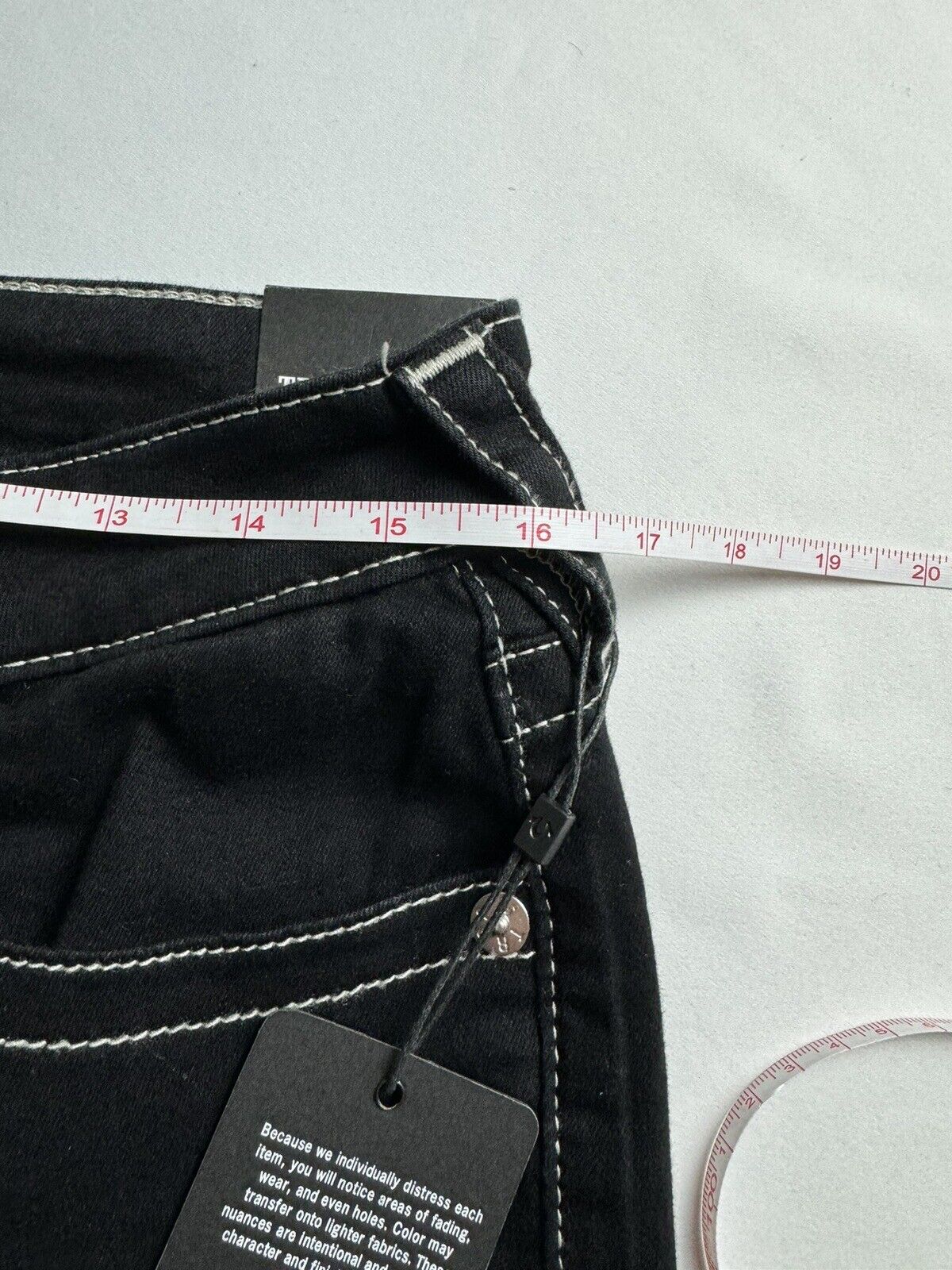 TRUE RELIGION Jenny Curvy JEANS Denim Stretch Women's Black Sz W31. (73)