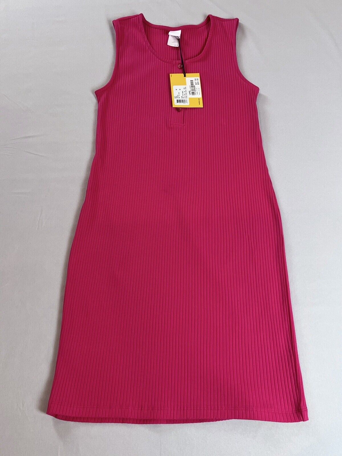 LOLE Pink Knit Sleeveless Dress Size M