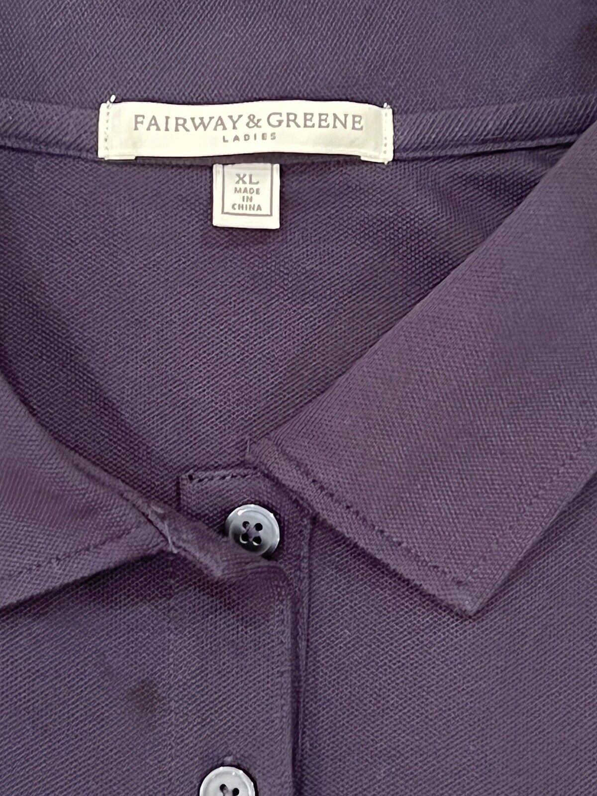 Fairway & Greene Women's Golf Shirt Navy Blue Sz XL