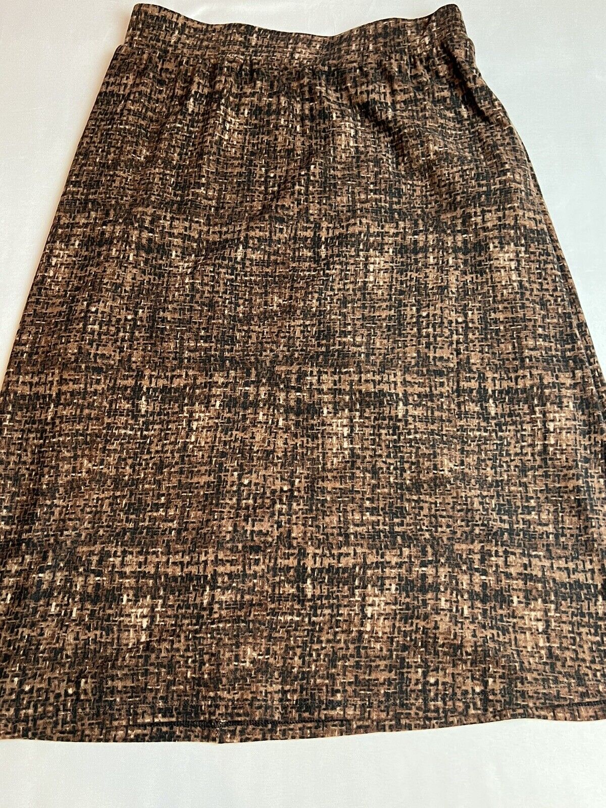 Robert Louis Brow Multicolor Brown Maxi Skirt Size M