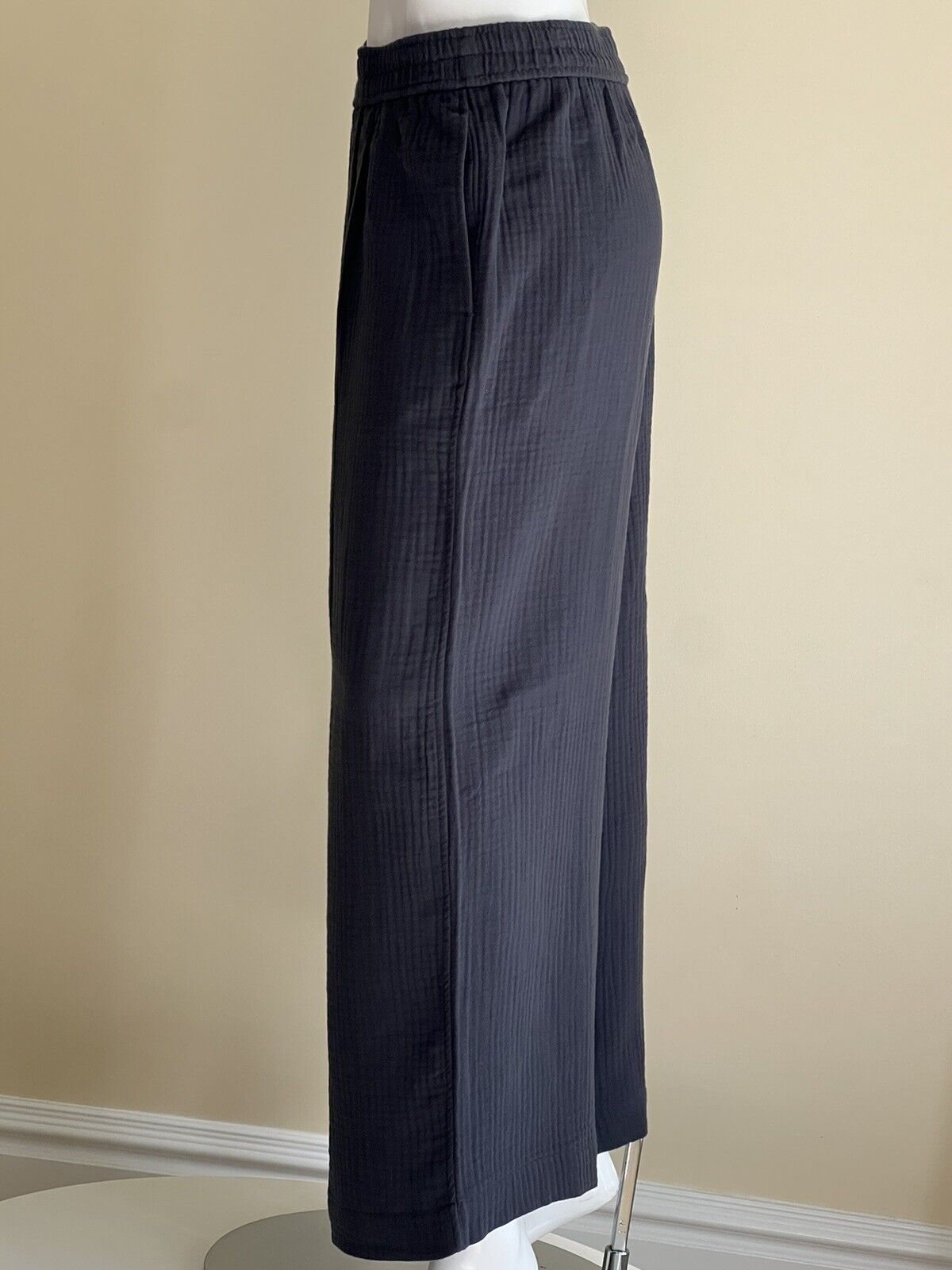 Madewell Women’s Wide-Leg Pant Charcoal Gray Size S (1)