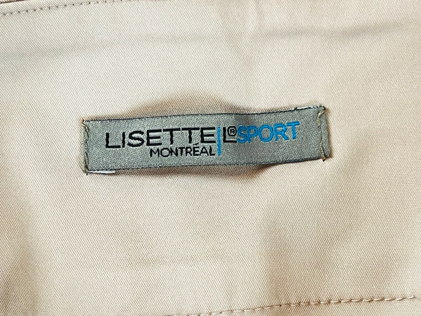 LISETTE L Sport Montreal WOMEN'S Golf Beige SHORTS Sz 2